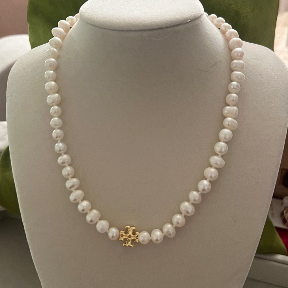 Tory Burch Moondance Pearl Necklace